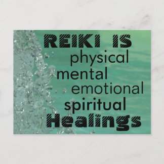 Reiki Is Healings Postcard