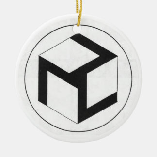 Reiki Kanji and Female Antahkarana Ceramic Tree Decoration