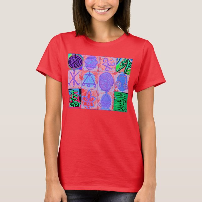 Reiki Karuna Healing Symbol Collection T-Shirt (Front)