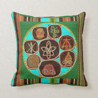 REIKI Karuna Healing Symbols Lotus Golden Chakra Cushion