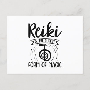 Reiki Magic   Reiki Master Meditation Gift Idea Postcard
