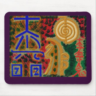 REIKI Main Healing Symbols Mouse Mat