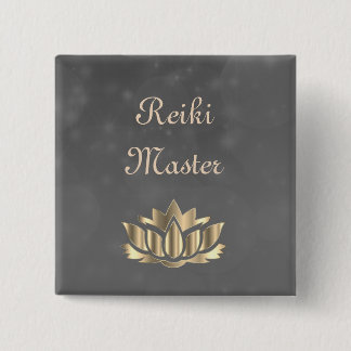 Reiki Master 15 Cm Square Badge