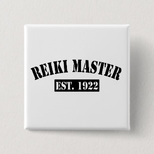 Reiki Master 15 Cm Square Badge