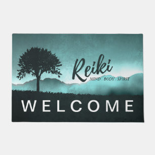 Reiki Master and Yoga instructor Welcome Doormat
