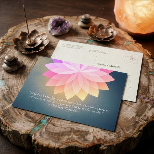 Reiki Master and Yoga Mediation Instructor Quotes Postcard