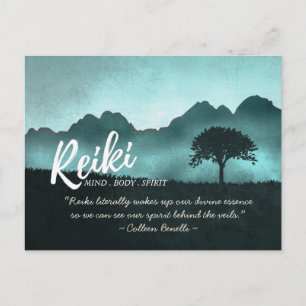 Reiki Master and Yoga Mediation Instructor Quotes Postcard