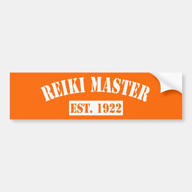 Reiki Master Bumper Sticker (Front)