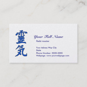 Reiki Master Business Card