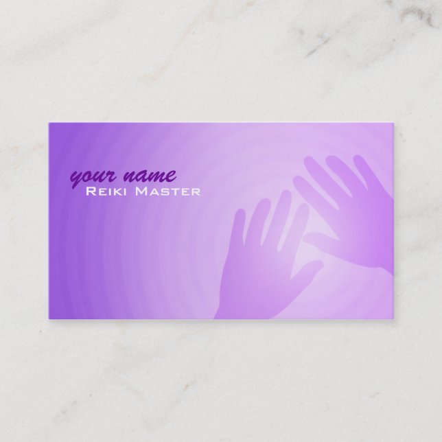 Reiki Master Business Cards (Front)