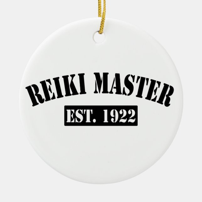 Reiki Master Ceramic Tree Decoration (Front)