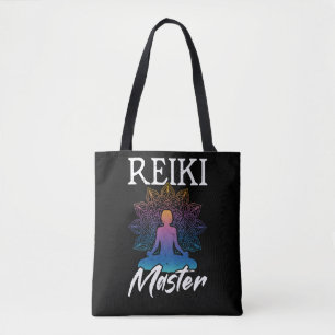 Reiki Master Chakra Energy Yoga Meditation Spiritu Tote Bag