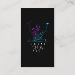 Reiki Master Energy Therapy Meditation Business Card