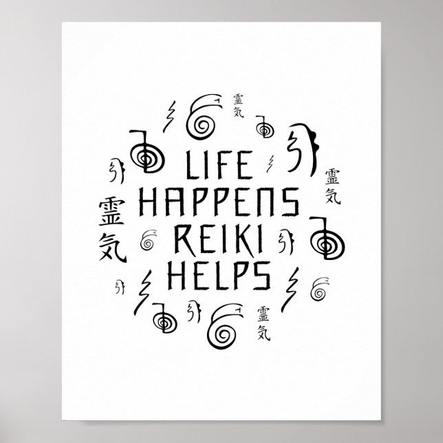 Reiki Master Gift Idea | Spirituality Gifts Poster (Front)