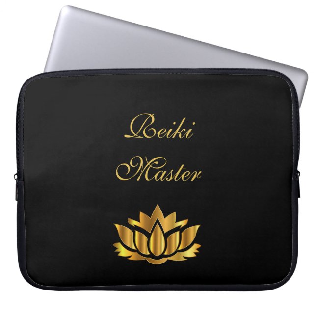 Reiki Master Laptop Sleeve (Front)