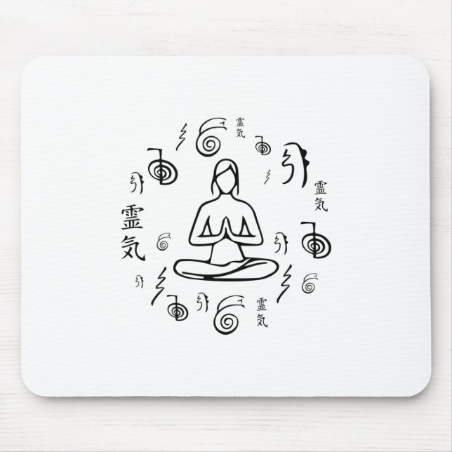 Reiki Master Mouse Mat (Front)