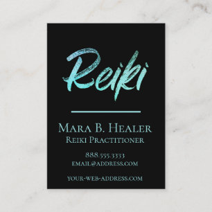*~*  Reiki Master or Practitioner Energy Healer Business Card