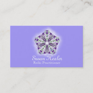 Reiki Master or Practitioner Light Filled Business Business Card