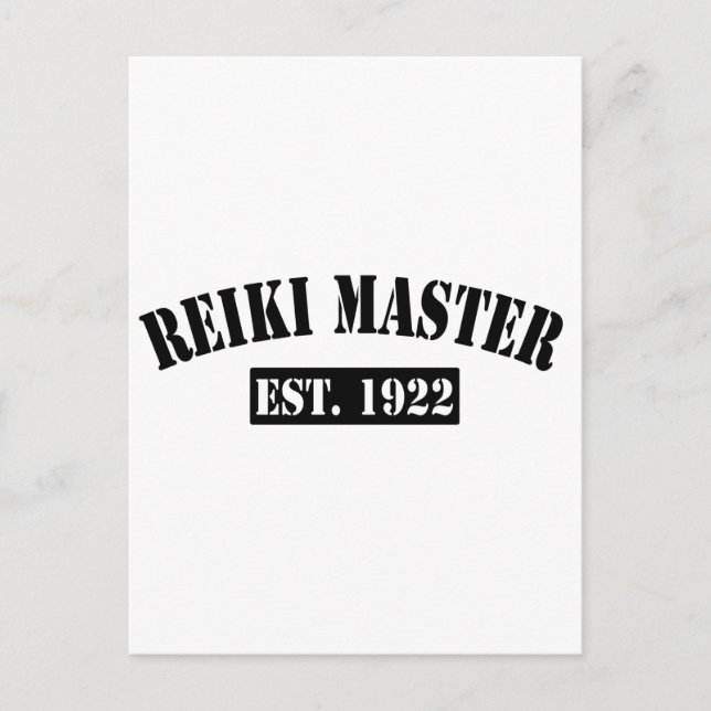 Reiki Master Postcard (Front)