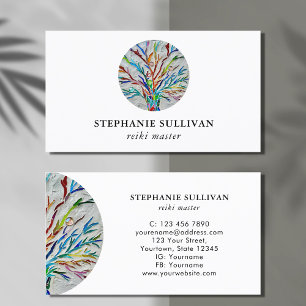 Reiki Master Tree of Life Business Card