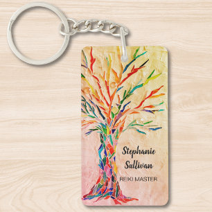 Reiki Master Tree Of Life Key Ring