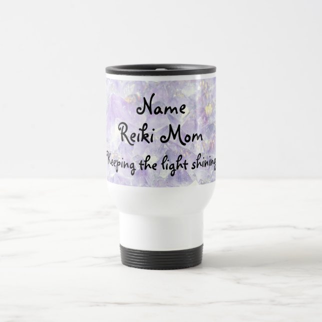 Reiki Mum personalised Travel Mug (Center)