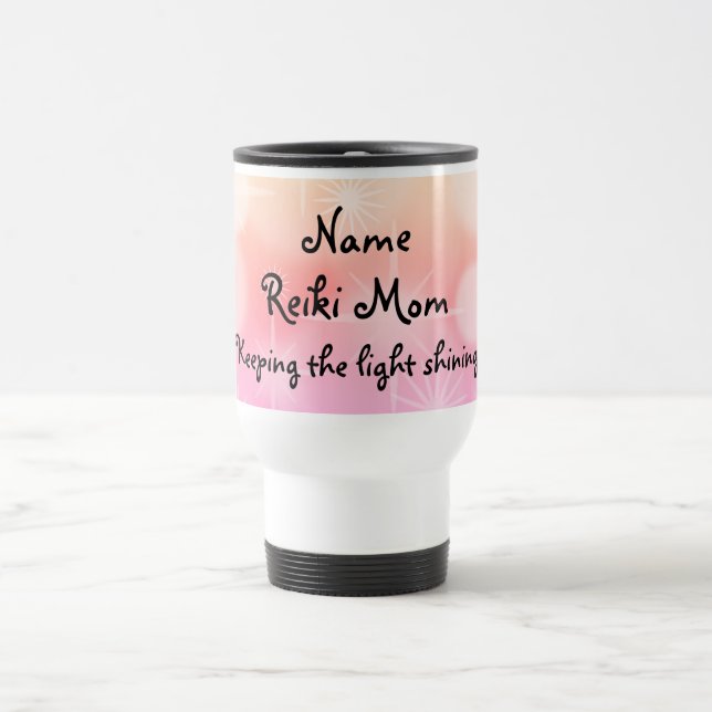 Reiki Mum personalised Travel Mug (Center)