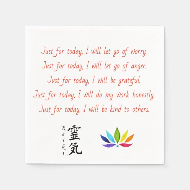 Reiki Napkin (Front)