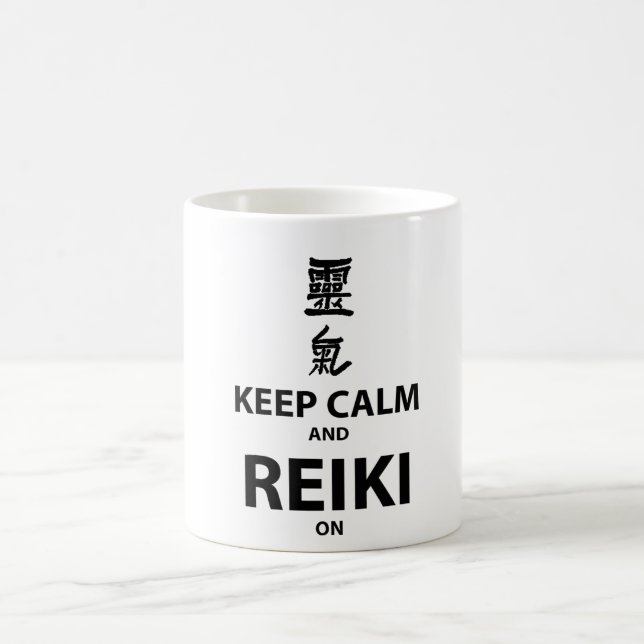 Reiki On Mug! Coffee Mug (Center)