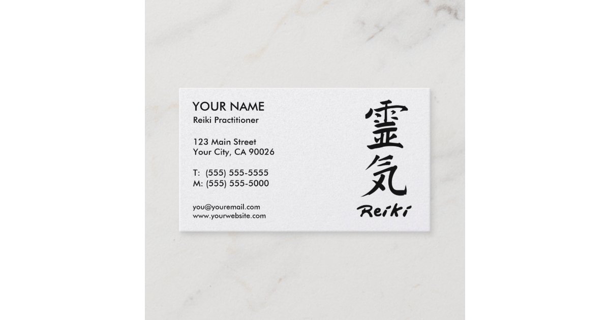 Reiki Practitioner Business Cards Zazzle