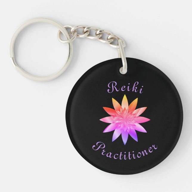 Reiki Practitioner Key Ring (Front)