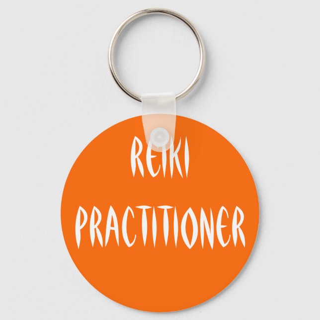 Reiki Practitioner Key Ring (Front)