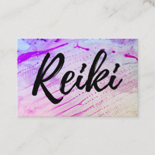 *~* Reiki Practitioner Reiki Master Energy Healer Business Card
