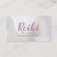 Reiki Practitioner Script Irisdescent Pearl