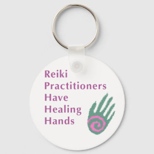 Reiki Practitioners Have Healing Hands Key Ring