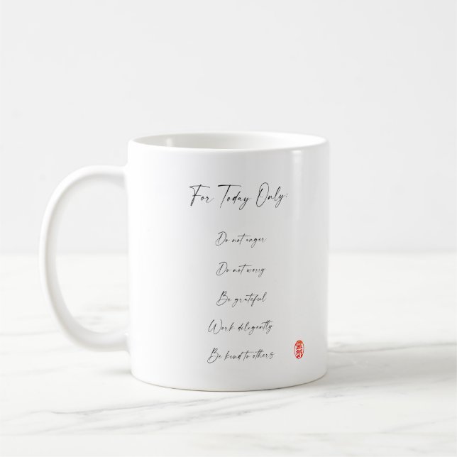 Reiki Principles , Precepts Coffee Mug (Left)