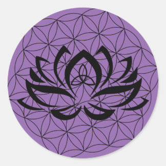 Reiki PureLoveEvolution round sticker