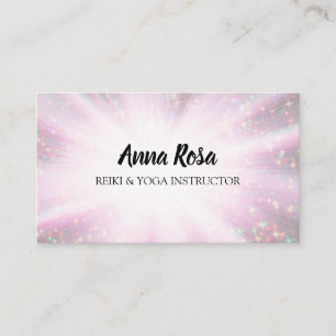 *~* Reiki Rays Energy Healing Light Worker Business Card