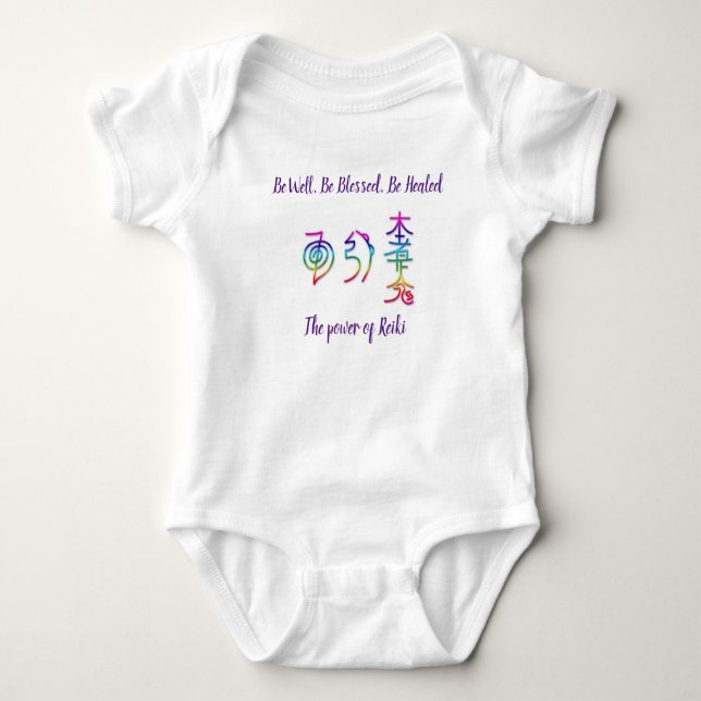 Reiki Shirt , Be Blessed, Be Well, Be Healed (Front)