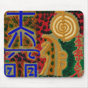 Reiki signs for Luck n Healing Mouse Mat