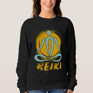 Reiki Spiritual Healer Loves Meditation Energy Hea Sweatshirt