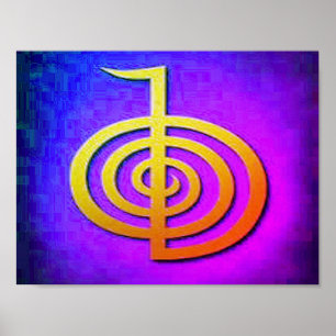 Reiki Symbol CHO KU REI POSTER PAPER MATTE