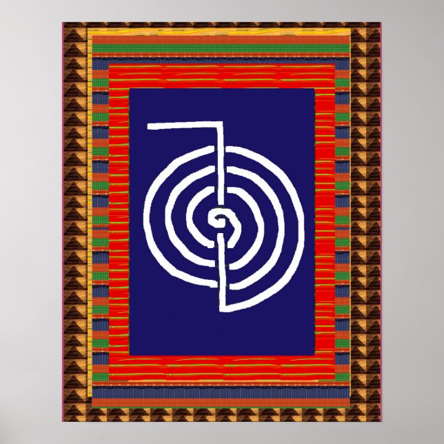 REIKI Symbol Healing ART Yoga :  cadeau pour tous Poster (Front)