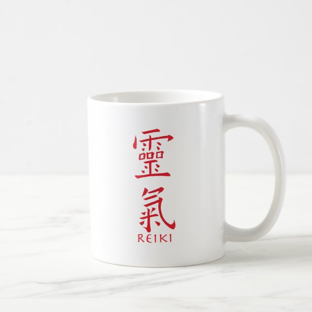 Reiki Symbol in Red Ink Coffee Mug (Right)