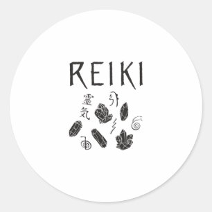 Reiki Symbols   Esoteric Awareness Gift Ideas Classic Round Sticker