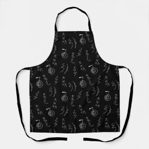 Reiki Symbols Pattern - Reiki Healing Apron