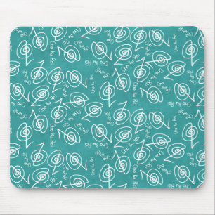Reiki Symbols Pattern - Reiki Healing Mouse Pad