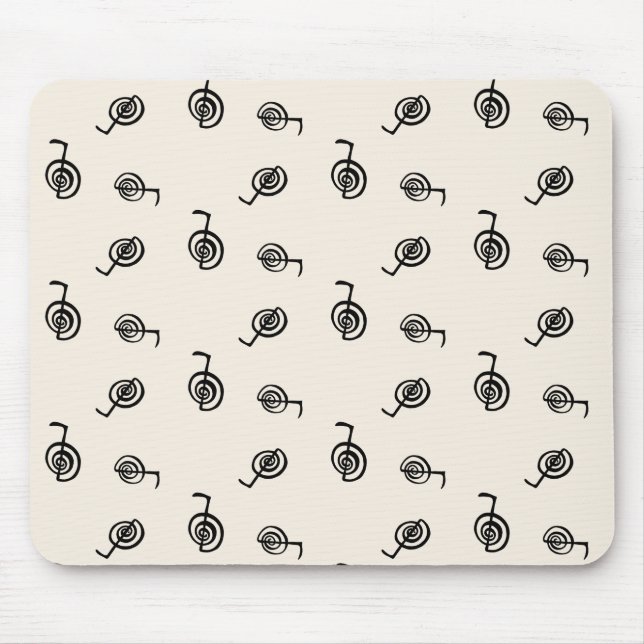 Reiki Symbols Pattern - Reiki Healing Mouse Pad (Front)