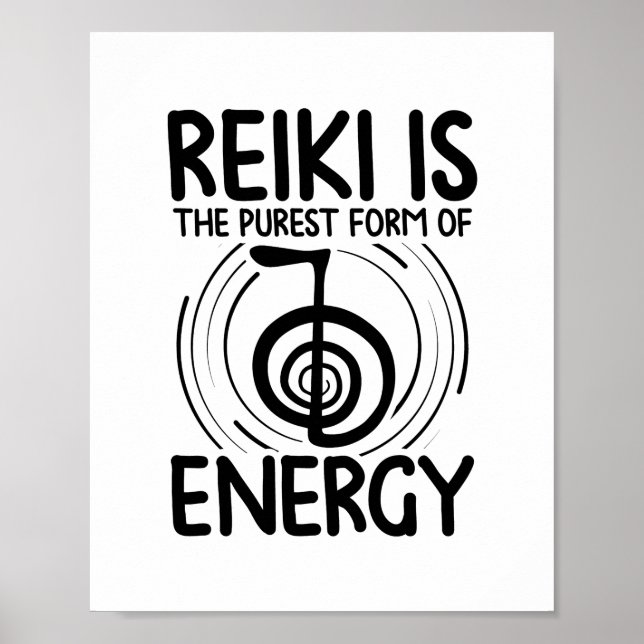 Reiki Therapist Poster (Front)