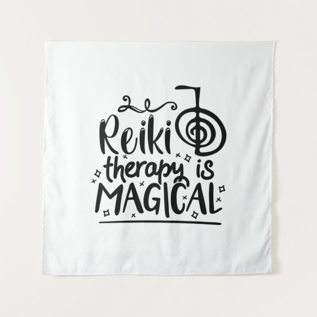 Reiki Therapy | Reiki Master Spiritual Reiki Gifts Tapestry (Front)